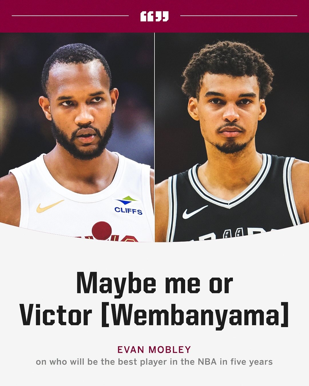  未來5年NBA最好的球員會是誰？莫布里：可能是我或者文班亞馬