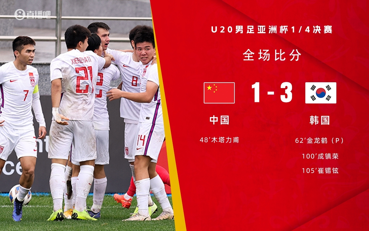  復(fù)仇！U22國足絕殺復(fù)仇韓國，2年前U20亞洲杯加時(shí)憾負(fù)無緣世青賽
