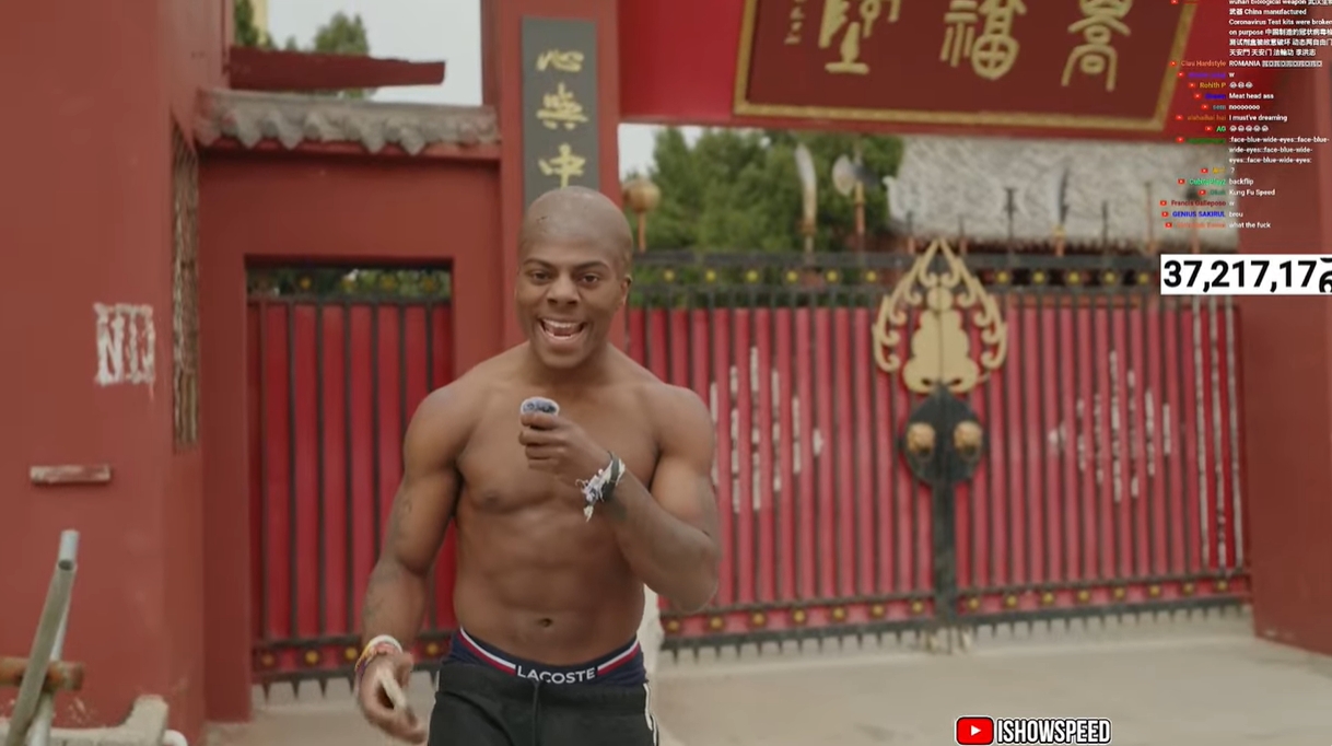  光頭造型！Speed中國(guó)行來(lái)到鄭州少林寺，上香拜佛學(xué)功夫