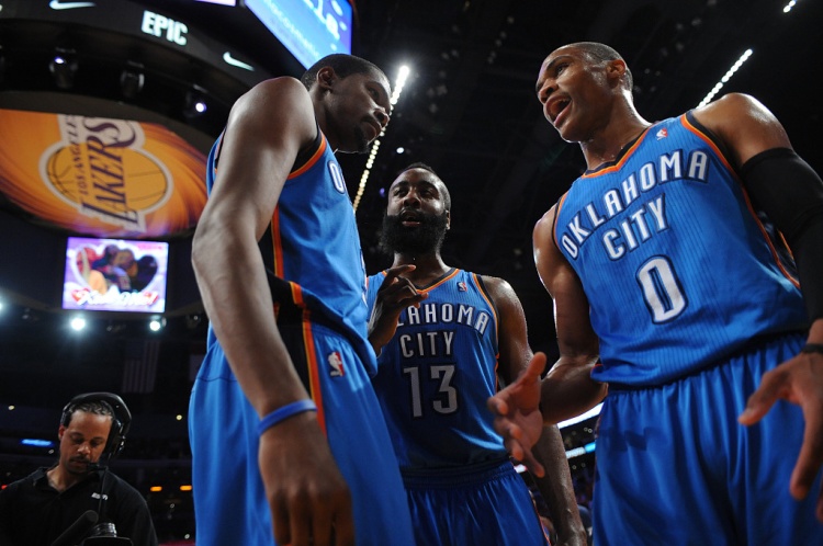  雷霆三少得分全部進(jìn)入歷史前20！他們是NBA歷史最大的如果嗎？
